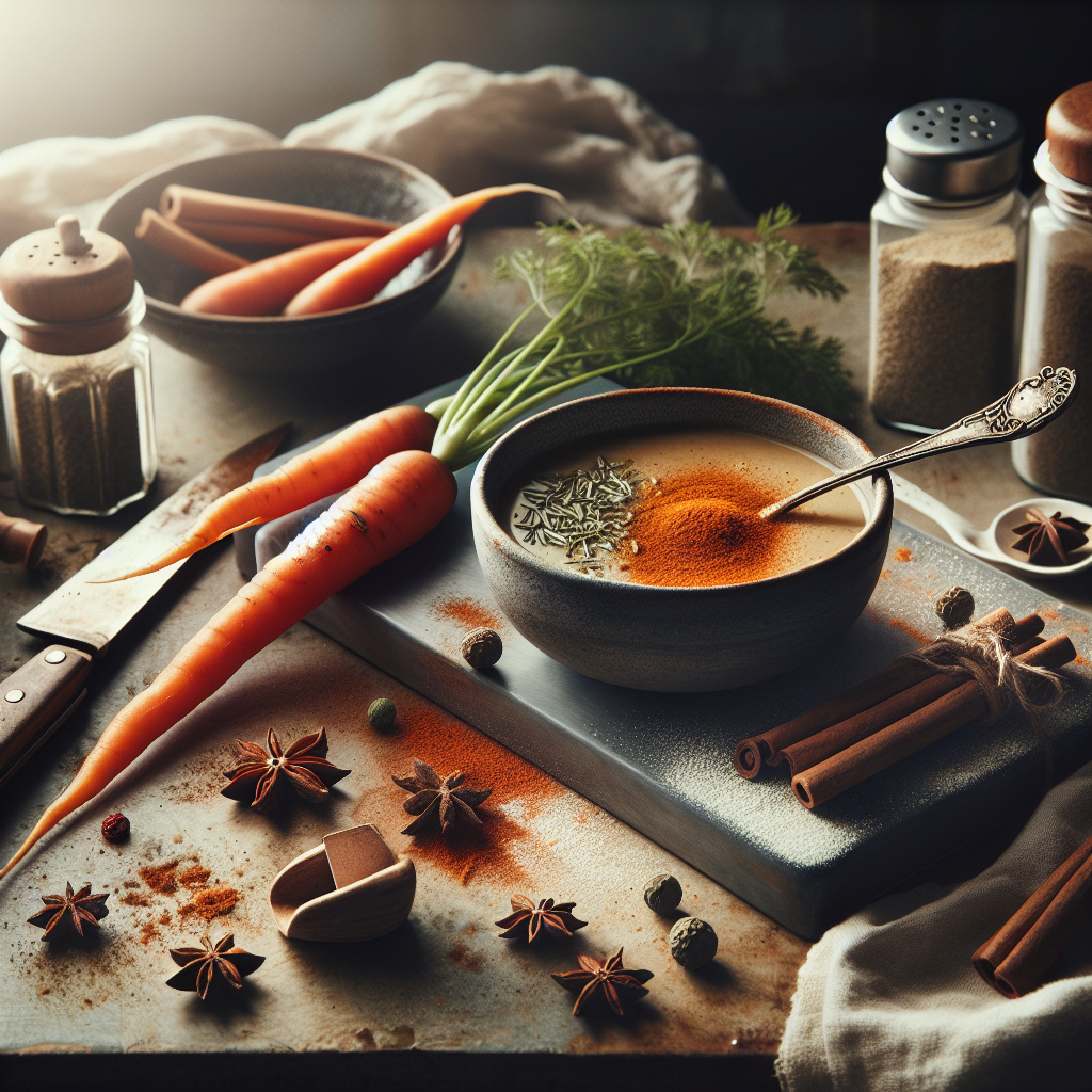 Velouté de carottes nouvelles au Charmant berbère- Les épices curieuses